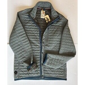 NWT Relwen Windzip Quilted Jacket, Gray Blue, Huckberry exclusive, Men's Medium